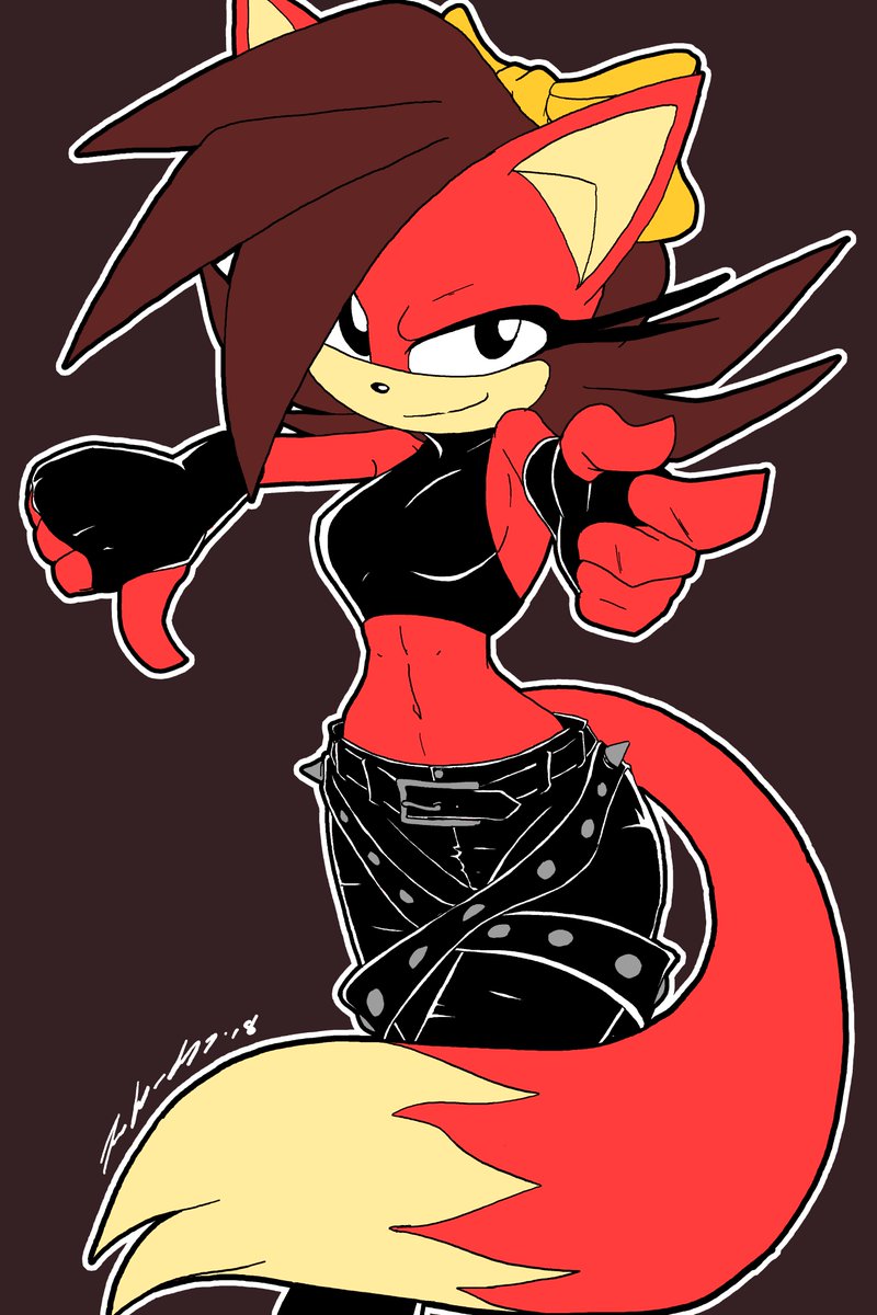 TARIPAR62's tweet photo. Sassy vixen #fionafox #archiesonic #sonicthehedgehog #preboot https://t.co/NKNCoyFrco