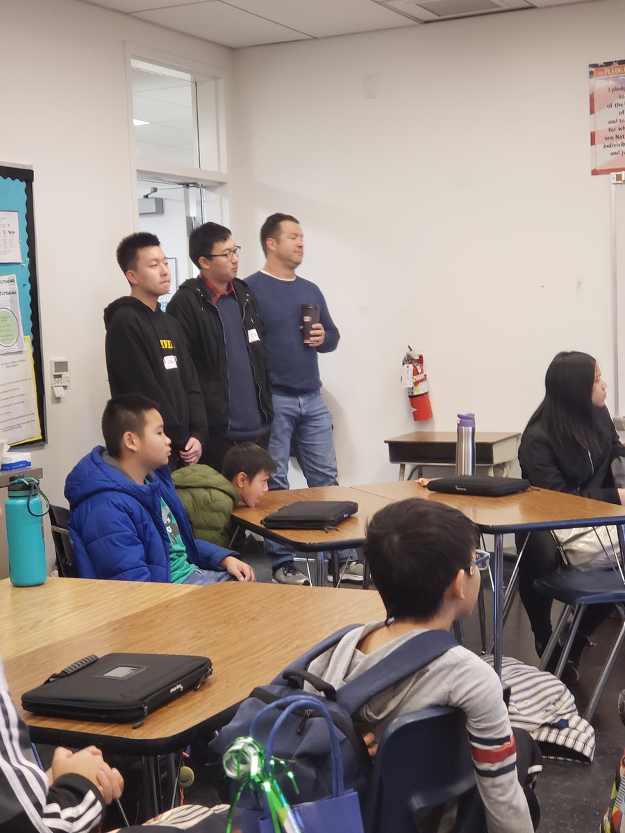 clin_ausd's tweet photo. @LgeigerGeiger arranged for some EL and RFEP AHS students to encourage to her students on how to study and learn English. Good tips! One was my student from Camino. The AHS students did great! @benackerAUSD @AUSDmerel https://t.co/j7YbgsVvbo