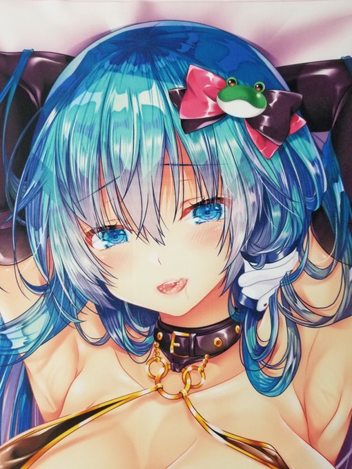 せとらん(4日目南マ09ab)「淫紋早苗エナメルボンテージ抱き枕カバー」色校写真表柄です♥
ボンテージシリーズ3柄目!たわわなお胸にくびれたウェスト。両面とろとろH顔な早苗さんです😍よろしくお願いします～!コメント、RT、♥、ありがとうございます。原稿中とても励みになっています! 