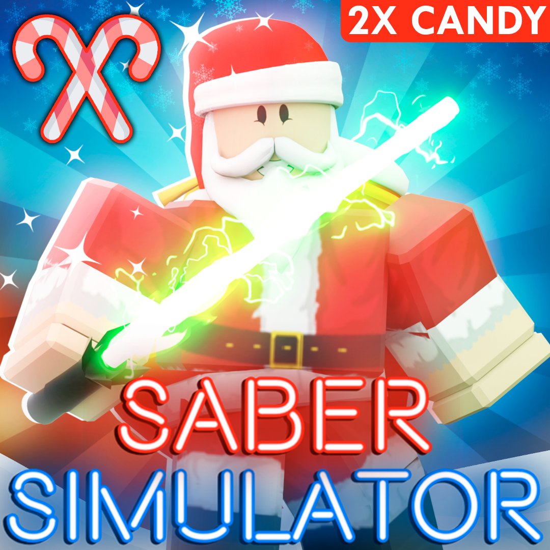 Henry On Twitter X2 Candy Canes This Week In Saber Simulator 2 New Islands 2 New Eggs And More Use Code Xmas For 500 Candy Canes Https T Co F3kheq7rz2 Https T Co Hsigzkk1im - codes of saber simulator in roblox