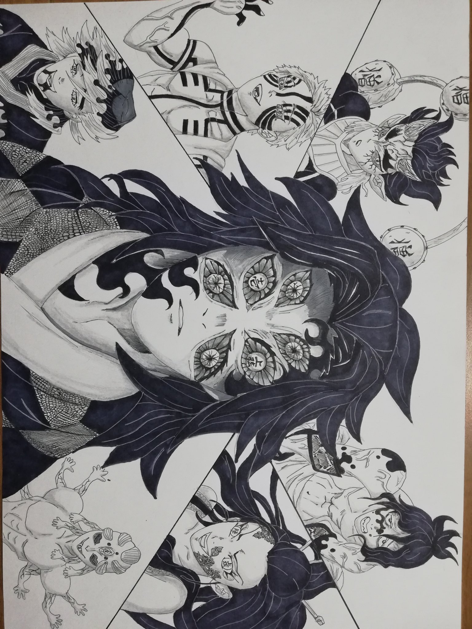 さねっちゃん 上弦の鬼完成 鬼滅の刃 鬼滅の刃好きな人と繋がりたい 上弦の鬼 妓夫太郎 堕姫 玉壺 半天狗 猗窩座 童磨 黒死牟 イラスト コピック 初コピック いいね T Co kp1hlxx6 Twitter