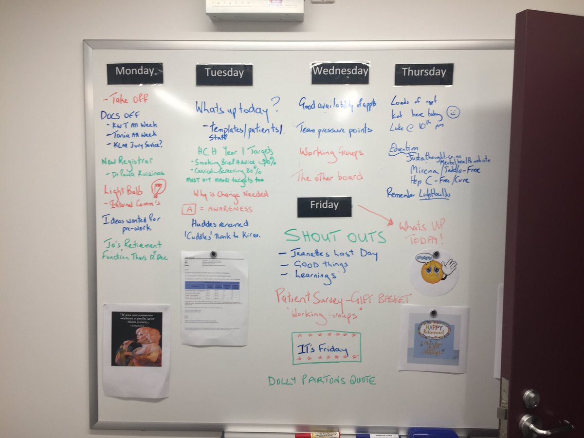 DralisonJames's tweet photo. So we are 2 weeks into our Healthcare Home journey and , of course, my favourite part so far is the daily staff huddle - GPs, nurses and admin. A wonderful way for us all to connect and start the day as a team. Simple but so effective! @HCH_NZ @HCHcollab @pinmhnmd https://t.co/siTxSPfd1W