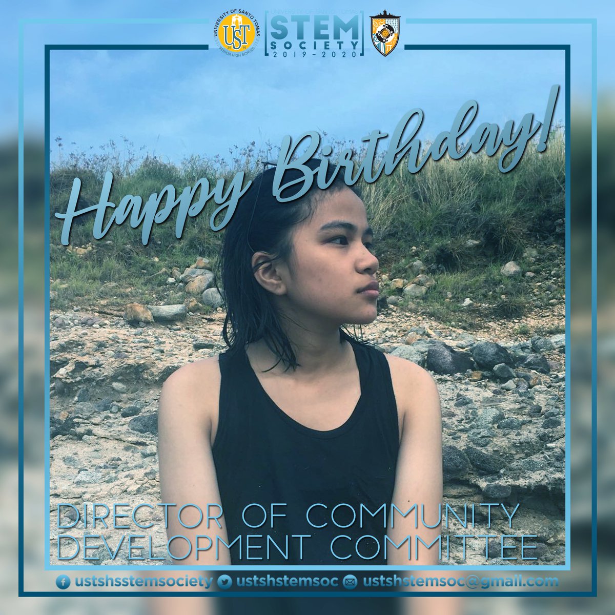 ustshsstemsoc's tweet photo. Before this day ends, we would like to greet Lorize Lorielle D. Dado a happy birthday! May you continue to shine your light through the darkest of days. We only hope the best of all things for you this incoming year.

#LasagnaLorize
#STEMCakes https://t.co/V92SyxXrnz