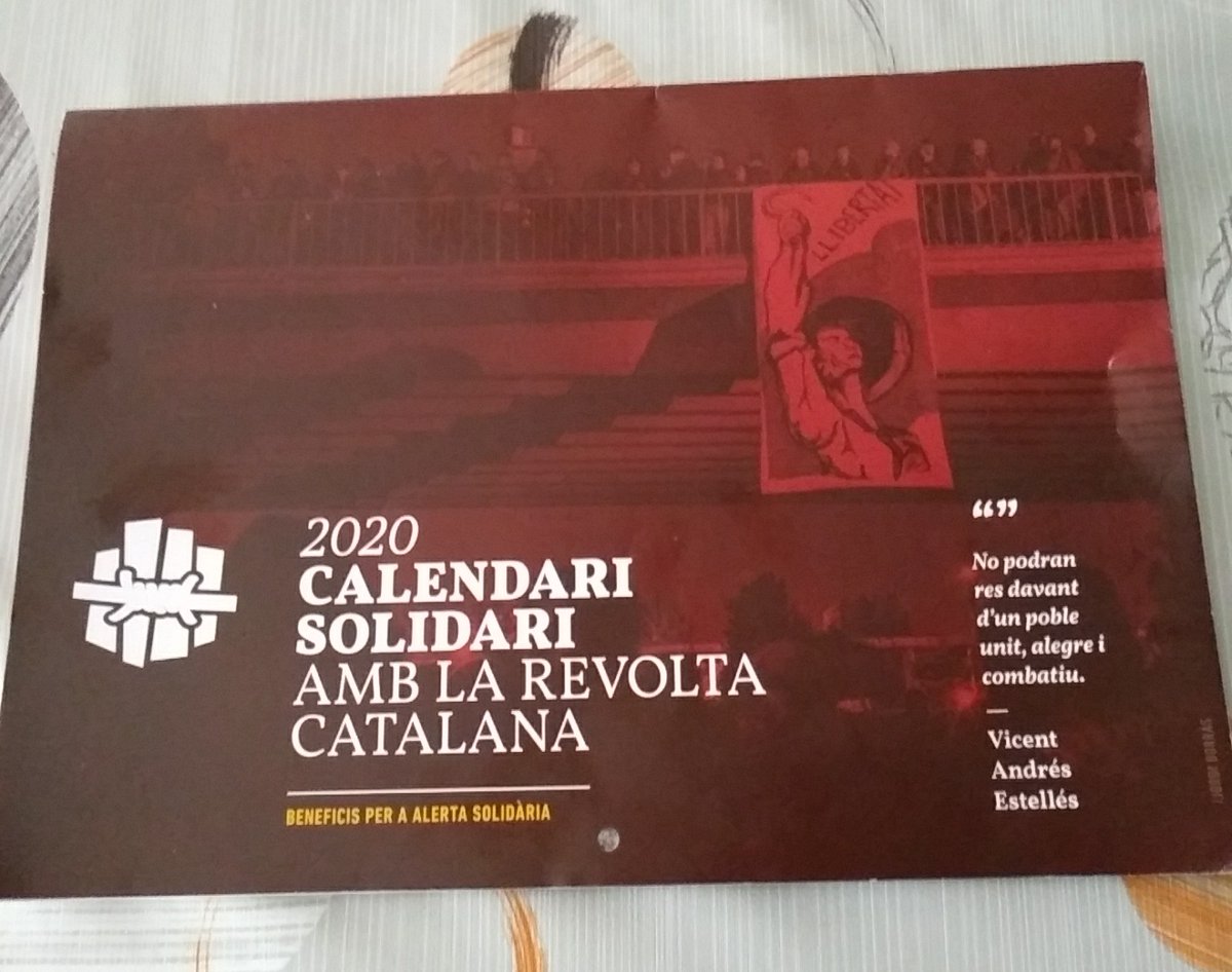 Ja tinc el meu calendari solidari 2020 <a href="/AlertaSolidaria/">Alerta Solidària</a>! Si voleu saber en quin dia esteu i voleu agraïr-los la feina inestimable que fan, ja sabeu!😍