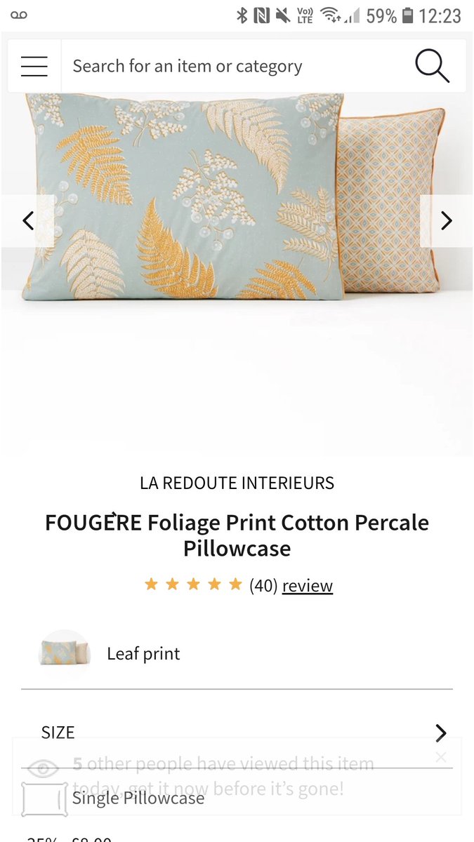 cethickett's tweet photo. @LaRedouteUK hello do you know when the standard pillow cases of the picture will be back in stock? Thanks, Charlotte https://t.co/86q3bZ4JQv