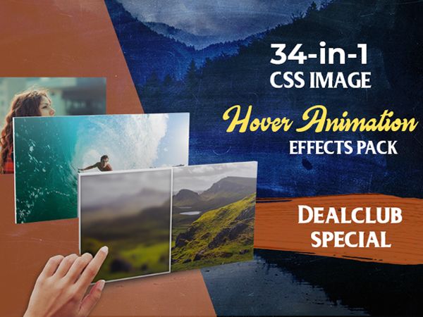 DealFuel's tweet image. Add an element of interactivity to your website with these 34-in-1 CSS Image Hover Animation Effects.😎 Available at 87% discount +25% for DealClub members.😍Buy Now! #CSS #hovereffect #animationgraphic #imageeffects #discount #deal 
buff.ly/390V9Yg