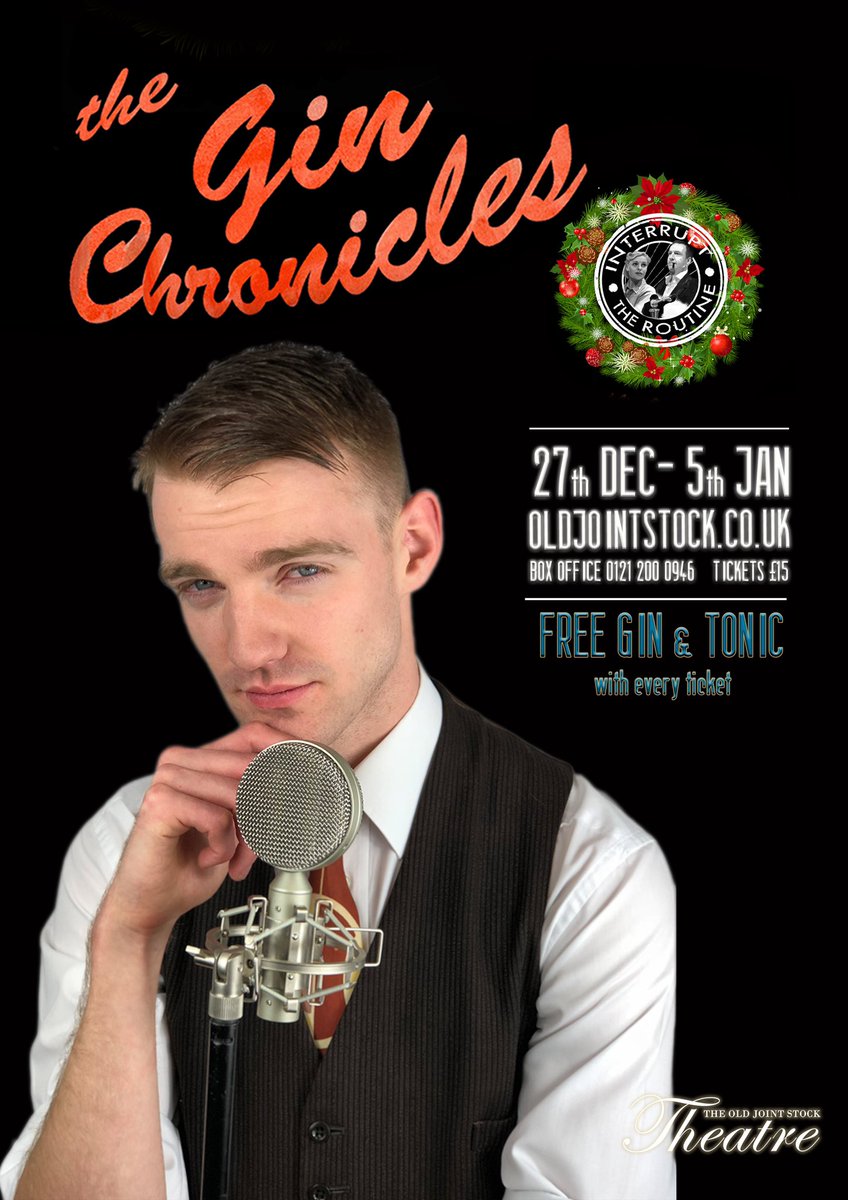 Returning to the Old Joint Stock is <a href="/CharlesLomas1/">Charles Lomas</a> !! You may remember him from ‘It’s a Wonderful Life’ last year. The Gin Chronicles brand new Christmas Show. Dec 27th - Jan 5th.