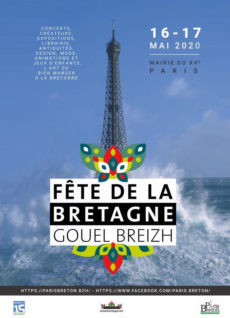 ParisBreton's tweet photo. LA FÊTE DE LA BRETAGNE PAR PARIS BRETON MAIRIE DU 15ème16 &amp; 17 Mai 2020 https://t.co/bp9KmZEG5H https://t.co/X8ksKsRjOd