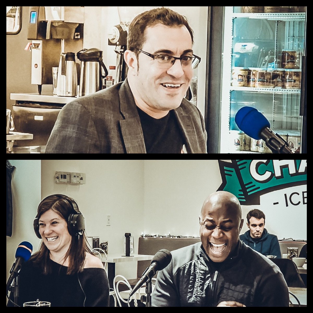 TMIWPG's tweet photo. @ChaebanIceCream killin it on TMI today after the weather at 5:15pm on @680CJOB https://t.co/3Vv9EE8Foe