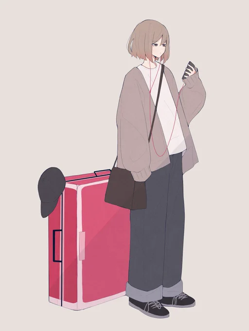 『 無口な先輩を旅行に誘ったら… 』 