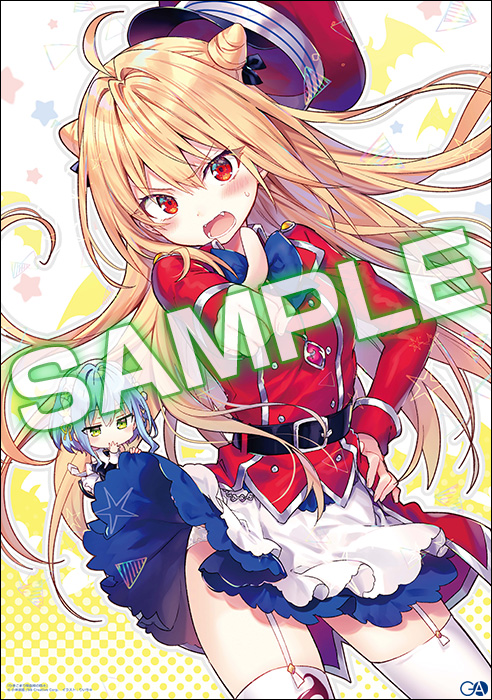 ひきこまり吸血姫の悶々』 メロンブックス様特典用イラストに、コマリ