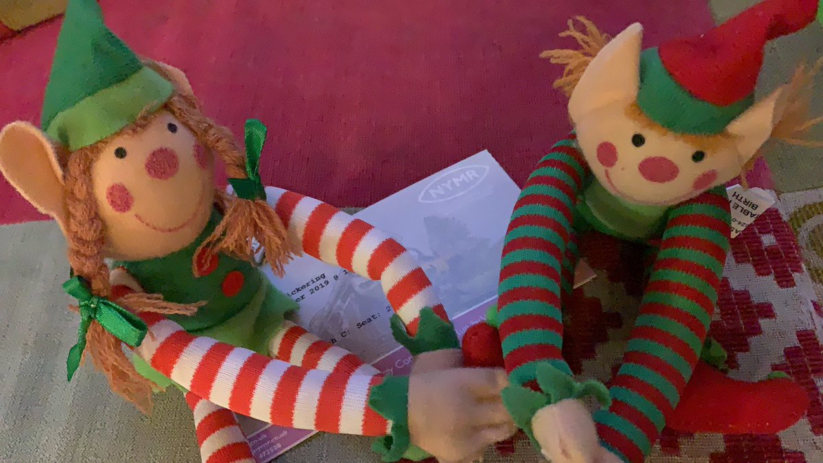 samrobertsPR's tweet photo. @nymr our elves delivered Santa Express tickets this morning. See you later with two very excited children https://t.co/uH6mok19mr