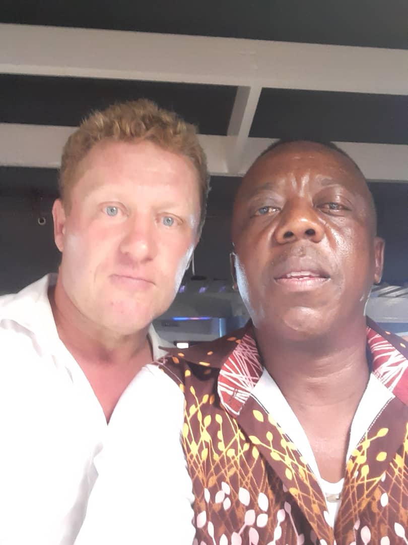 pieterdejongh12's tweet photo. Great time with colleque Rahman Gumbo over football.  We are football lovers. @skhumoyo2000 @HighlanderBosso @Soccer24Zim @HeraldZimbabwe @tel_fc @CastleLagerPSL @africaunited_fc @KNVB @LMatthaeus10 https://t.co/RAStQMZ5Dx