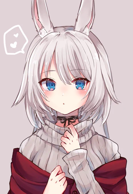 雪うさぎの女の子? 