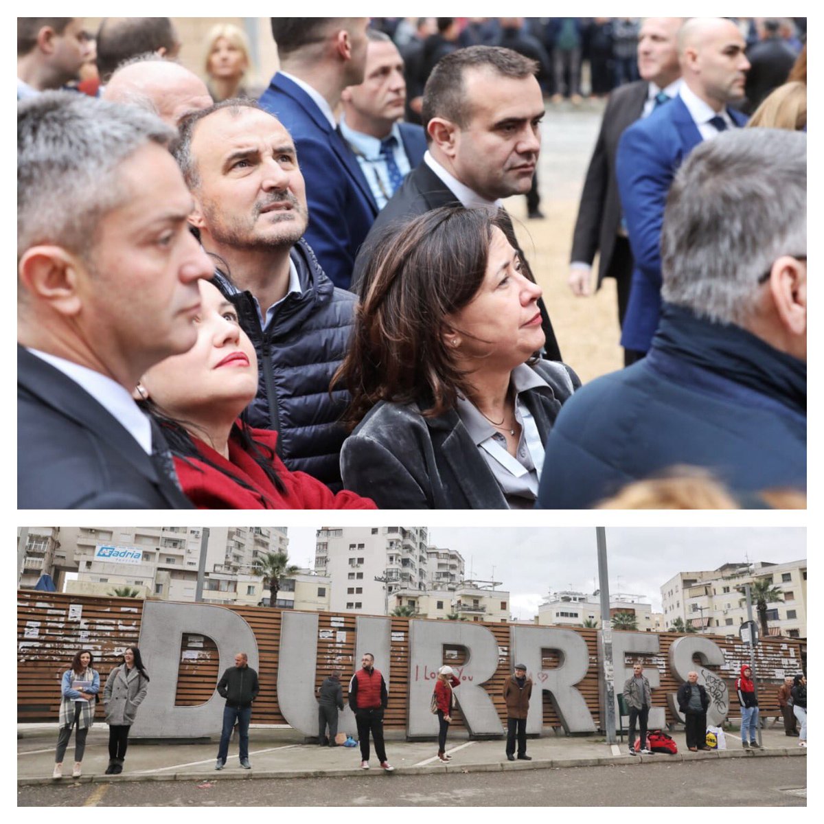 In Durres today witnessing the damages caused by the earthquake. The 🇪🇺 and its Member States solidarity to 🇦🇱 has been demonstrated since day one &amp; we will continue to stand by Albania’s side. @eu_near