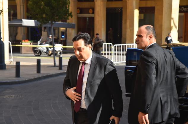 مترجلاً من سيارته أمام مبنى مجلس النواب في ساحة النجمة - 21/12/2019
#حسان_دياب