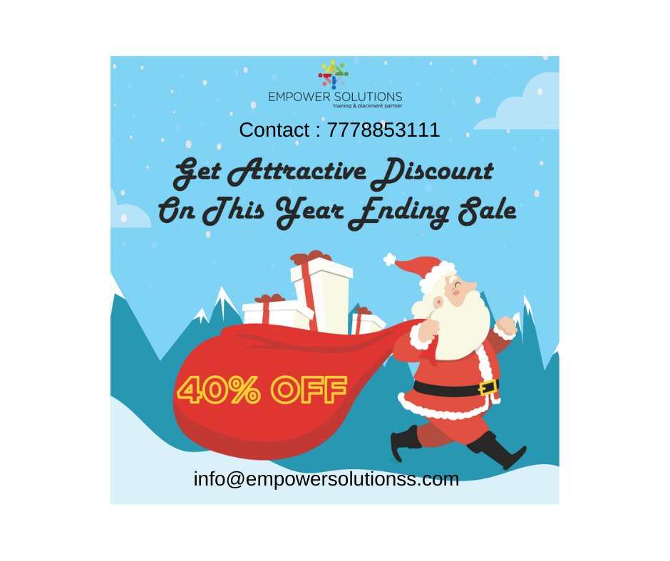 sudgp's tweet photo. End of Year Sale is on, Discounts Upto 40% on our flagship Banking Training Courses. Contact us and enroll today. Offer valid till 25th December, 2019 only. https://t.co/gzu5JXlP7D
