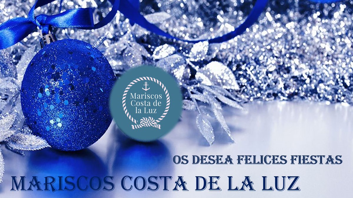 Mariscoscdlaluz's tweet photo. @Mariscoscdlaluz os desea #FelicesFiestas https://t.co/aSj4Ps00X5