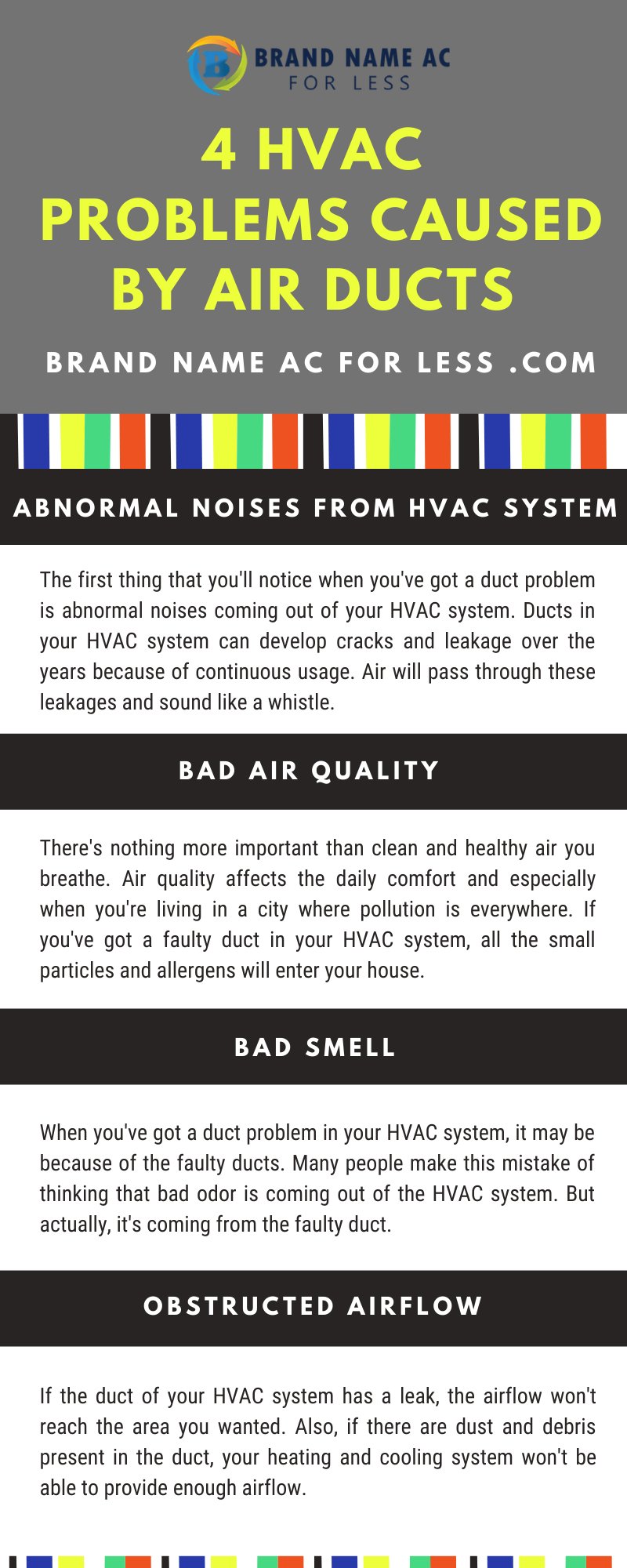 4 HVAC Problems Caused By Duct Issues
