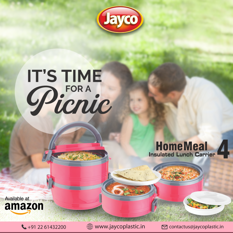 JaycoPlastic's tweet photo. For the love of food!
Get Jayco's Home Meal 4 Insulated Lunch Carrier here: https://t.co/ypHK87dmkl
Visit our website for all the products: https://t.co/pgHGKhExkr
#JaycoPlastic #ReUsablePlastic #InsulatedPlasticProduct #HotLunchBox #WarmLunchBox #BPAFree #SteelContainers https://t.co/MADC20JjkB