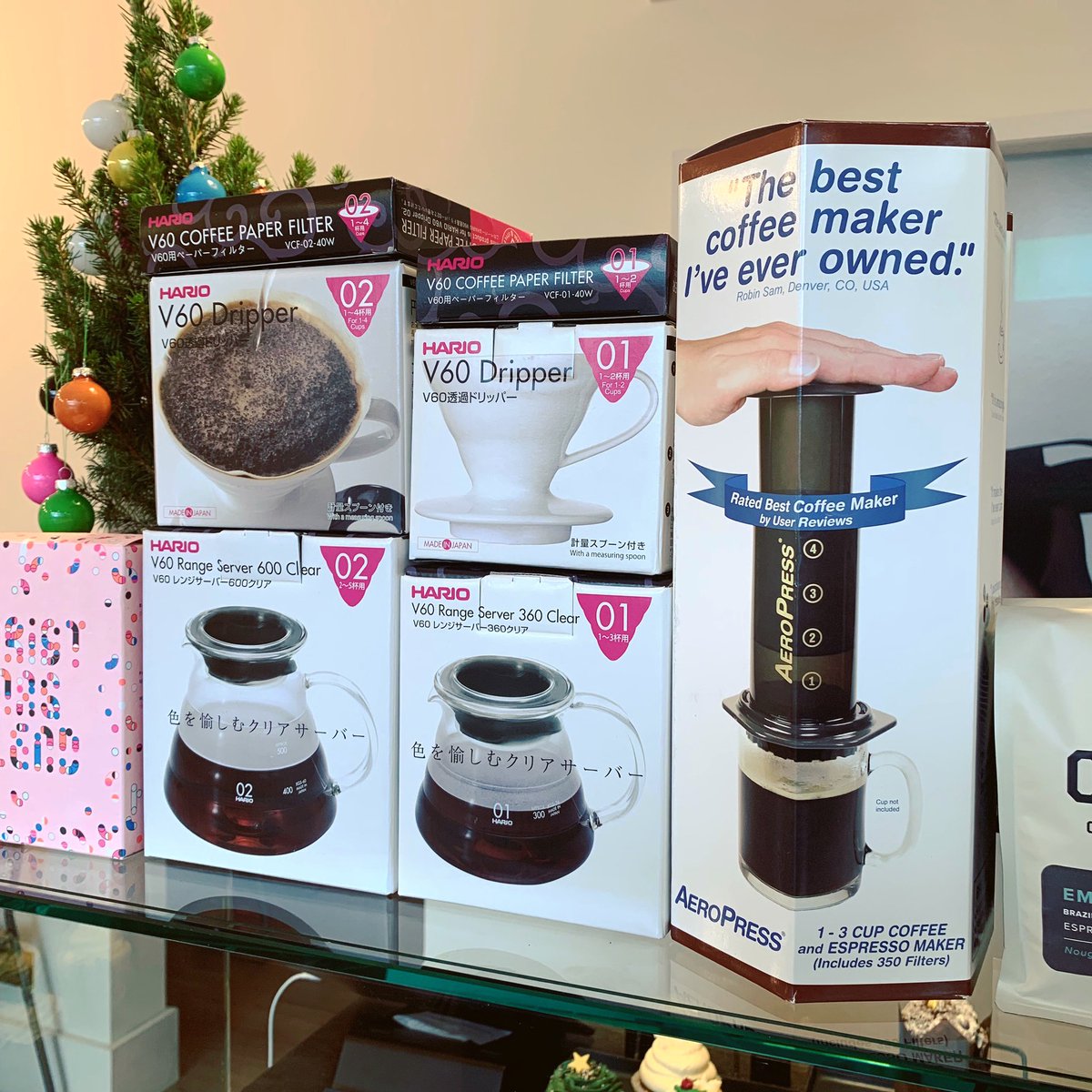 We have all the kit you need for home brewing. Perfect present for any coffee lover ☕️ 🎁