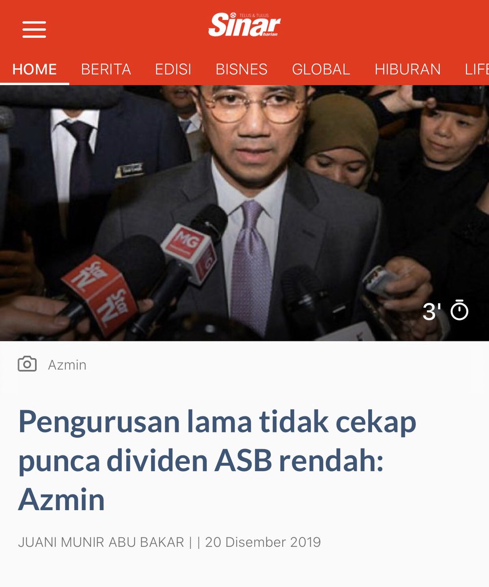 Ahmad B Maslan On Twitter Pengurusan Lama Tidak Cekap Punca