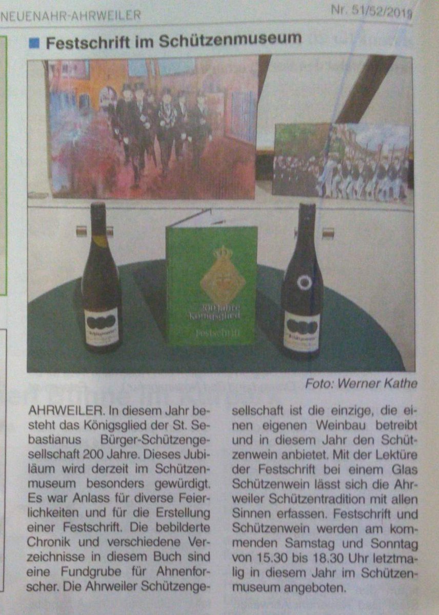 Ahrweiler's tweet photo. Heute hat das #Schützenmuseum #Ahweiler geöffnet. https://t.co/4ffLbOoSQU