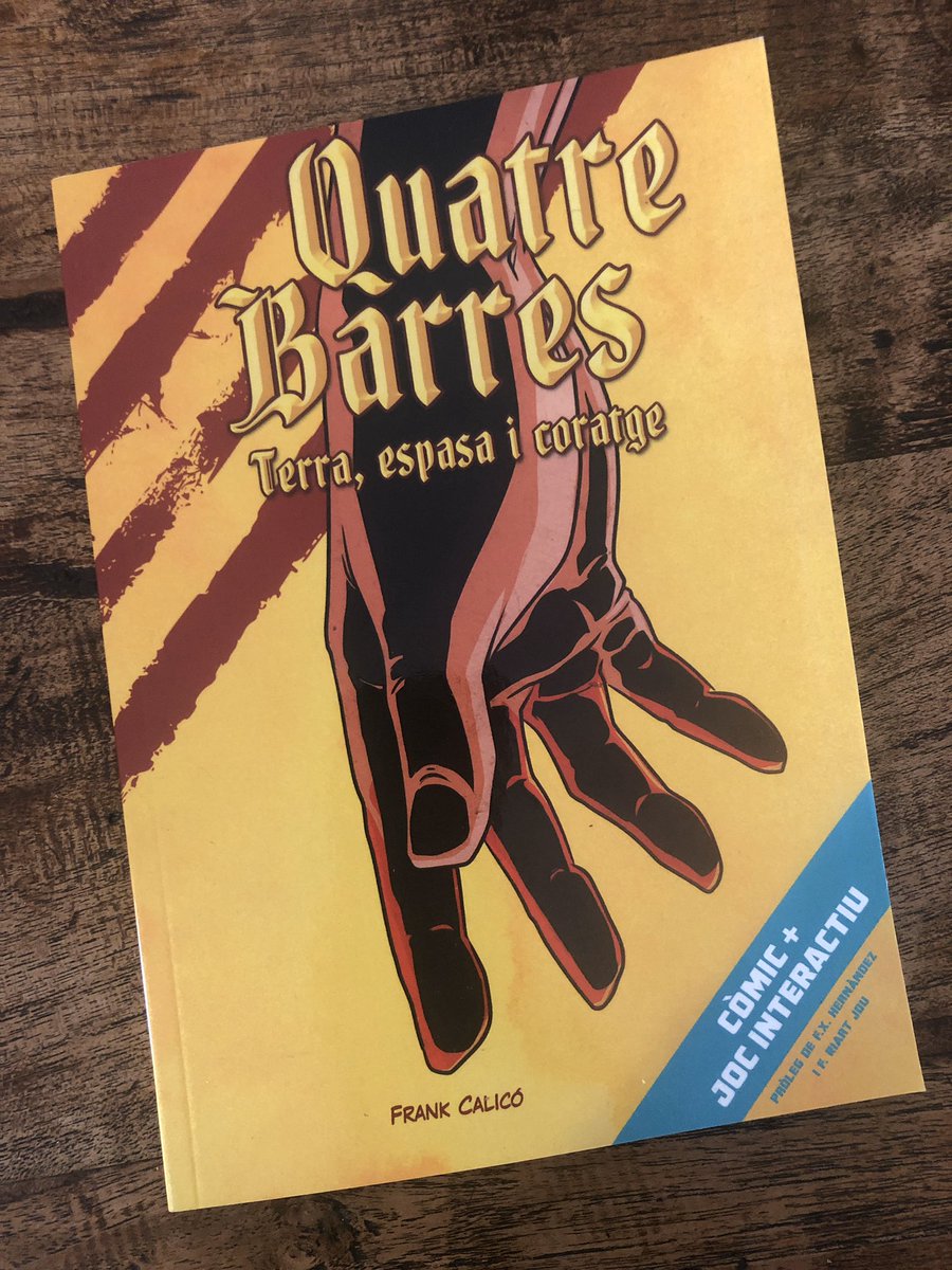 xavifi's tweet photo. ja ha vist la llum l’edició crowdfunding del còmic interactiu 4 BARRES!!!
molt aviat a la venda!
que tothom, grans i petits, coneguin de nou qui era el gran Guifré el Pelós @4barrescomic #4barrescòmic https://t.co/X3kCAMATpg