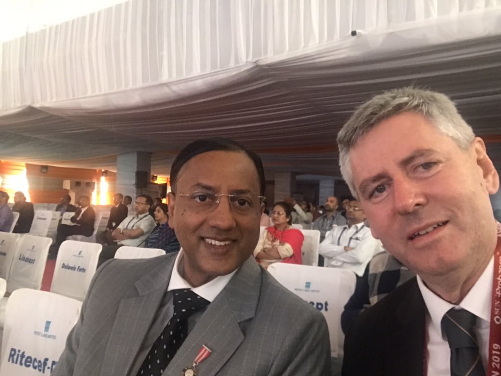 christophermpyk's tweet photo. With Dr P Raghu Ram , President Associatio of Surgeons of India@ASICON2019 Bhubaneswar https://t.co/Fiwv8uTeiK