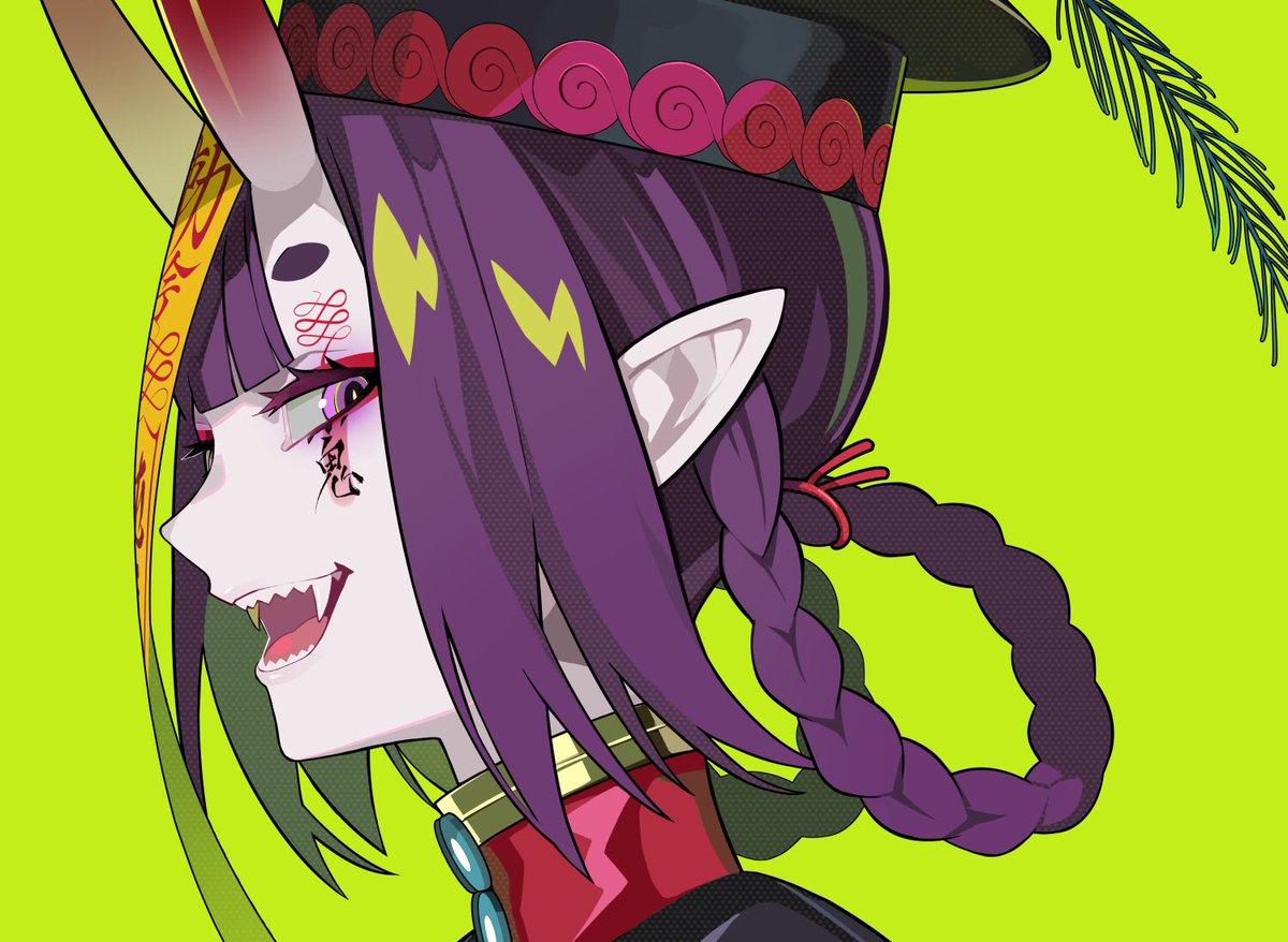 Fgo Lam先生のキョンシー酒呑ちゃんイラストの蠱惑的な表情や流し目 Fgo Lam先生のキョンシー酒呑ちゃんイラストの蠱惑的な表情や流し目