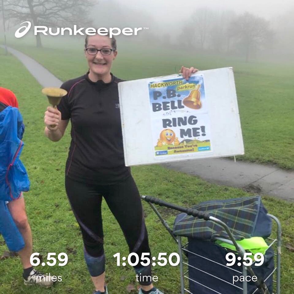 julienisbet's tweet photo. 3.5 mile warm up to park run.
24 min Hackworth parkrun - Hackworth PB and 1st female!! I rang that bell!! π #runr #ukrunchat @hackparkrun #coursepb https://t.co/EReo6xyNIF