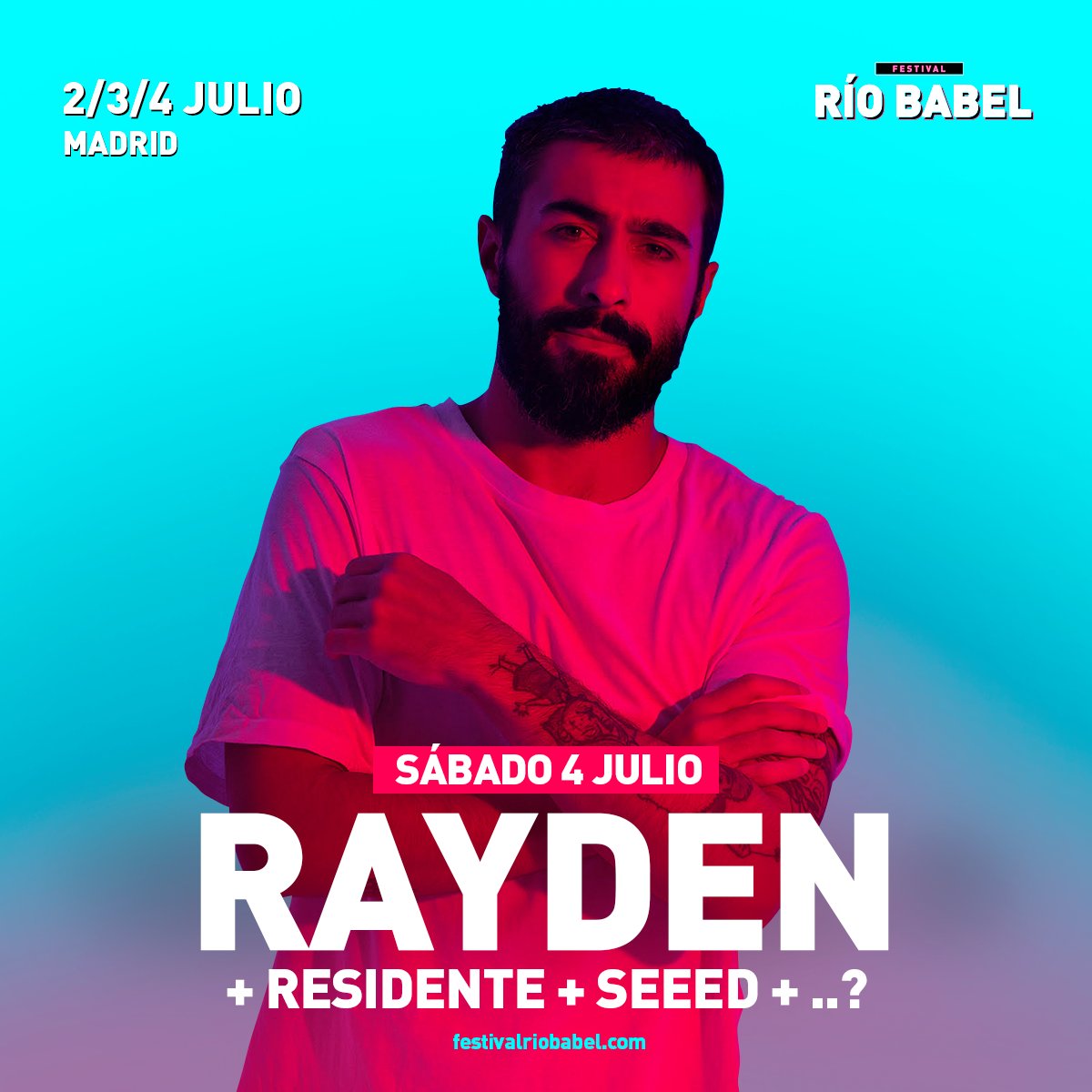 bajokonsumo's tweet photo. Mucho ojito con las primeras confirmaciones del @FestRioBabel que se presenta muy muy fuerte con @Residente, @SEEED y @soyRayden!! 🐡🐟🐠

Abonos en https://t.co/A0SM0alwYF
#RioBabel2020 #MadridBaila https://t.co/SxhthgQ7HA