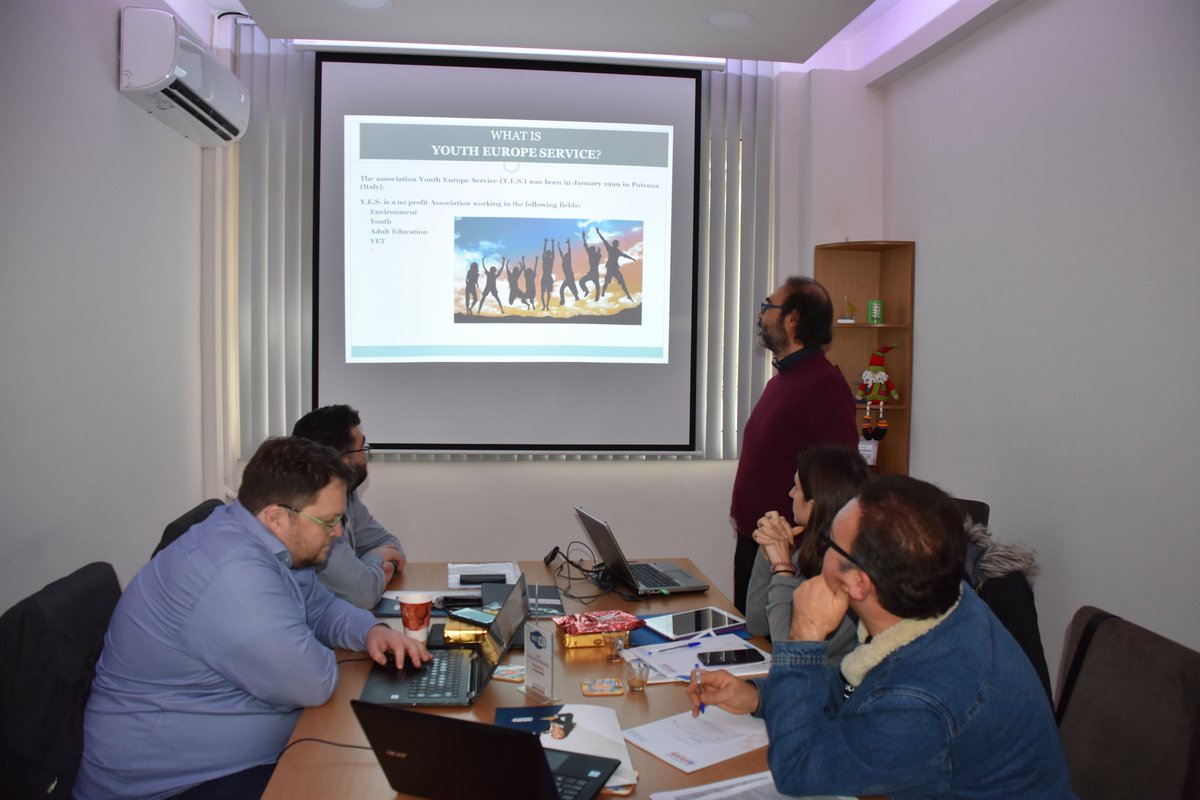 euprojects1's tweet photo. MODERN EDUCATIONAL METHODS. KICK-OFF MEETING IN KARDITSA

The 1st Transnational Project Meeting of our project “Modern Educational Methods” tool place at 20/12/2019, in our premises in Karditsa.
The project involves partners from Italy, Germany, Turkey, Cyprus and Greece. https://t.co/vlwlCawKfU