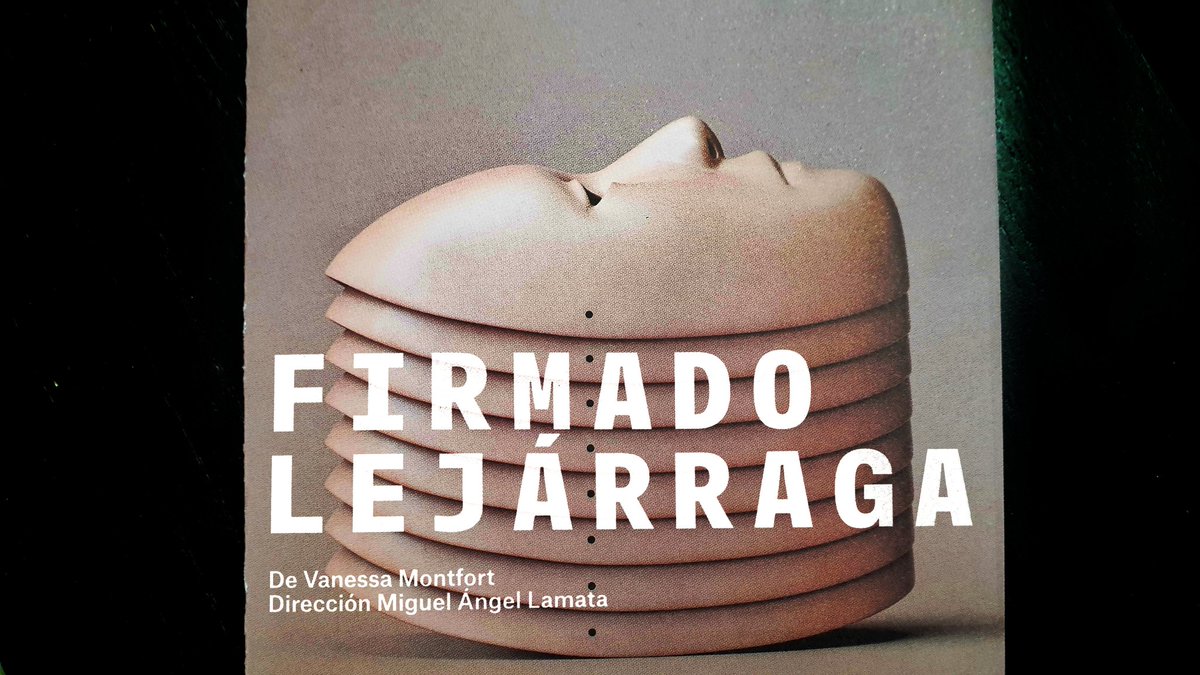 Reivindicar la figura y obra de una novelista brillante como es <a href="/MariaLejarragaG/">María Lejárraga</a> era una deuda histórica.
El <a href="/centrodramatico/">CDN</a> lo ha hecho excelentemente de la mano de <a href="/vanessamontfort/">Vanessa Montfort</a> en #FirmadoLejárraga.
Emotiva, brillante con unos actores fantásticos.
Enhorabuena a todos.