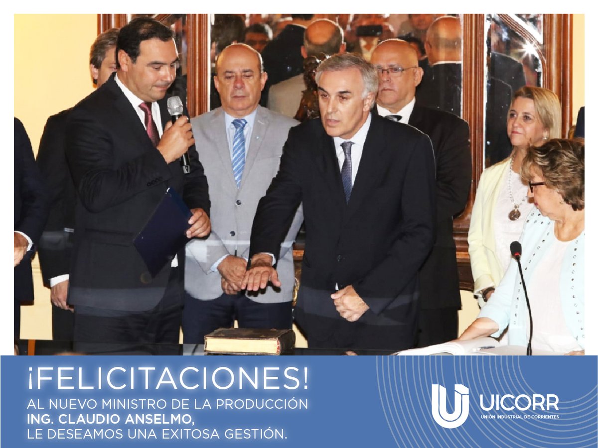 uicorr's tweet photo. Felicitamos al Ing. Claudio Anselmo por este nuevo desafío que asume. Auguramos los mejores deseos y lo felicitamos por este nombramiento. @FECORRctes @Twit_Apicc @UIAcomunicacion @FECtes @est @MinisterioITC @CorrientesGob @mp_ctes @MinisterioITC @IfeSem @SRCorrientes @INYMArg @ https://t.co/FAP29wVdNs