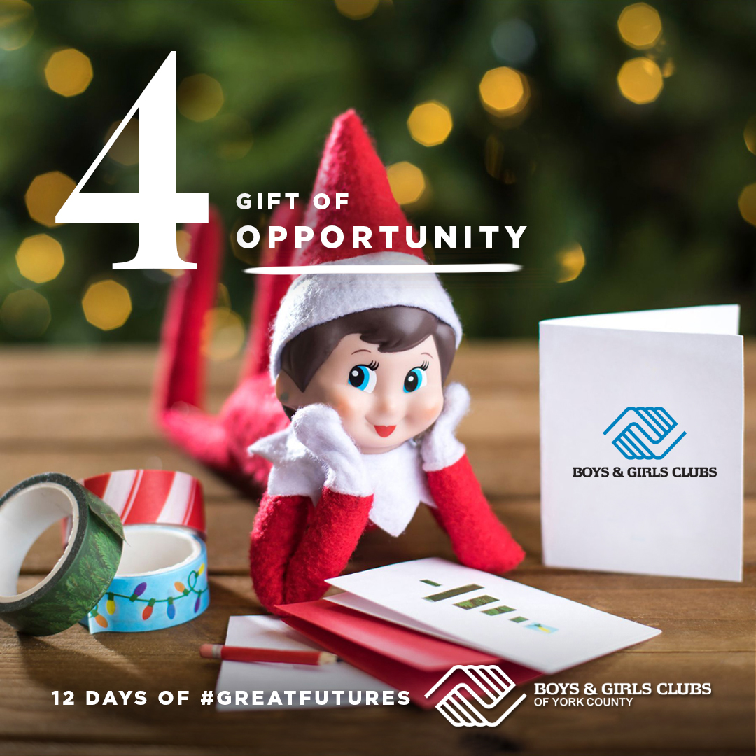 BGCYCBeGreat's tweet photo. 🎵On the 4th day of #GreatFutures, my true love gave to me... 🎵 The Gift of Opportunity!  Our Teen programs, designed specifically for ages 13-18, provide meaningful experiences today so teens are ready to chase their dreams tomorrow. https://t.co/SIMgYNQUIJ