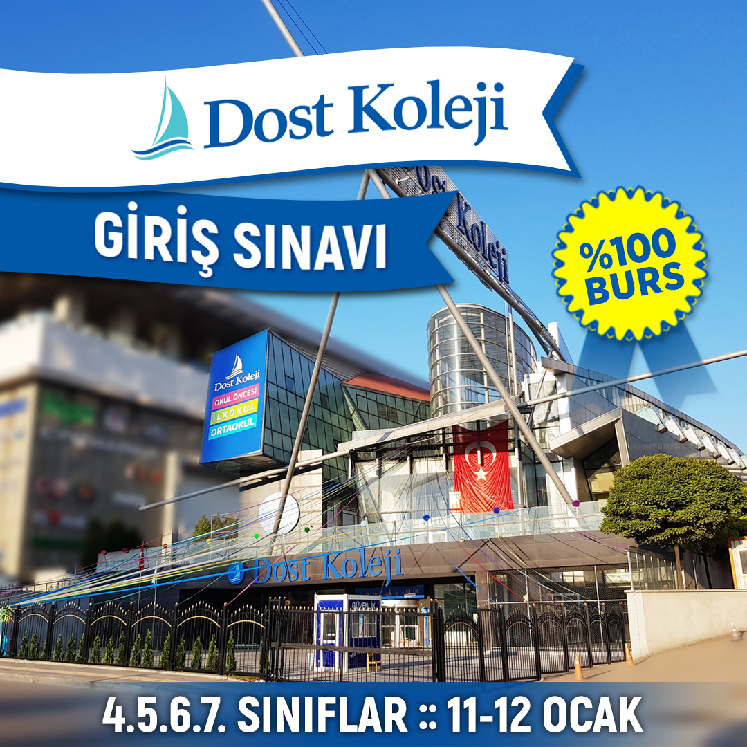 DostKoleji's tweet photo. Dost Koleji Giriş Sınavı 11-12 Ocak'ta!
Aşağıdaki linkten ücretsiz kayıt yaptırın ve %100 BURS fırsatı yakalayın:
https://t.co/Gy6MHx6Wk1 https://t.co/EVoDdRBHXi