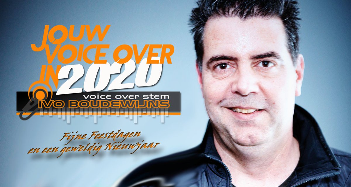 Fijne Feestdagen en een geweldig Nieuwjaar! Ook in 2020 zit ik in de voice booth voor je klaar. Dank aan alle klanten voor de bestellingen in het afgelopen jaar. Meer info: voiceoverstem.nl