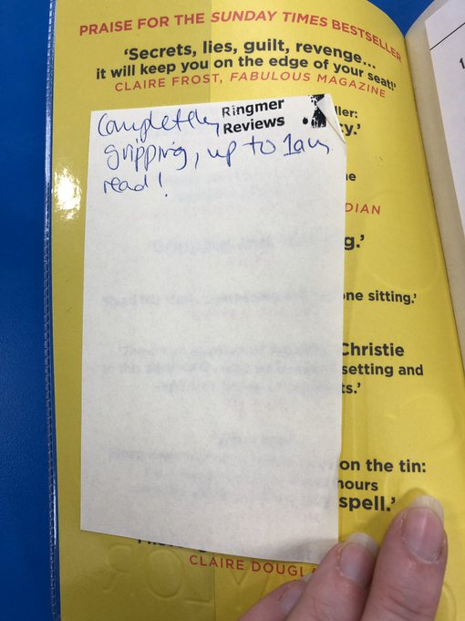 Our amazing community run local library @SaveRingmerLibr has started putting post it notes in books for<a class="tags" target="_blank" title="On Twitter" href="/?out=eyJ0eXAiOiJKV1QiLCJhbGciOiJIUzUxMiJ9.eyJpYXQiOjE3MjUxMTY4NjcsImlzcyI6InR3cG9ybnN0YXJzLmNvbSIsIm5iZiI6MTcyNTExNjg2NywiZXhwIjoxNzU2NjUyODY3LCJyZWRpcmVjdF91cmwiOiJodHRwczovL3R3aXR0ZXIuY29tL1NhdmVSaW5nbWVyTGliciJ9.4ztEzsCjlw00mJqzGXDDtSmN8sysT0xw7HpHjN_JPx2ZZP6lMaLSE3ae90ewpP59SMc35rNQA05oRjEOCAzvcg">@SaveRingmerLibr</a>