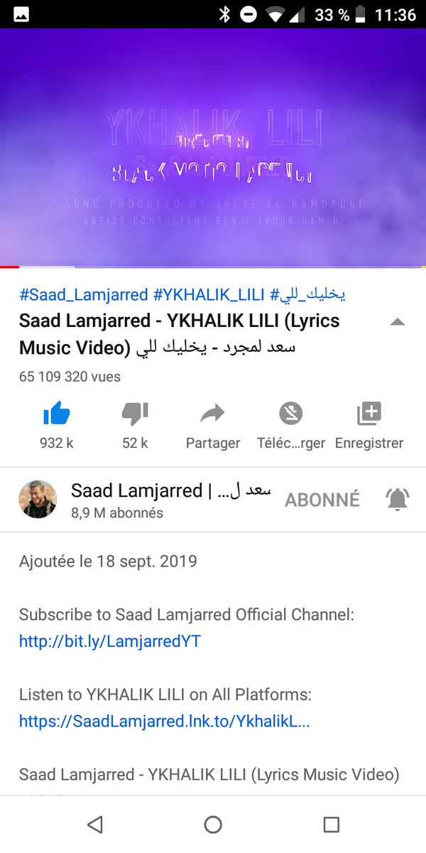 Chaker114's tweet photo. يااااا عل اليوتيوب نولعه بالعمل سعدوش يستحق كل خير⁦❤️⁩⁦❤️⁩⁦❤️⁩⁦❤️⁩⁦❤️⁩⁦❤️⁩⁦❤️⁩ https://t.co/KgwEJobeZC