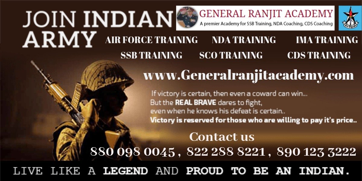 AcademyRanjit's tweet photo. General Ranjit Academy is a premier #coaching center for all entries in #Defense and #Paramilitary Forces. We provide best #training and #Guidance by our #ExperiencedTrainers. Join our course any time. Hostel facilities also available!
👉🏻#SSBGuidance
👉🏻#SSBcoaching
👉🏻#SSBtraining https://t.co/7zyNB17wBm