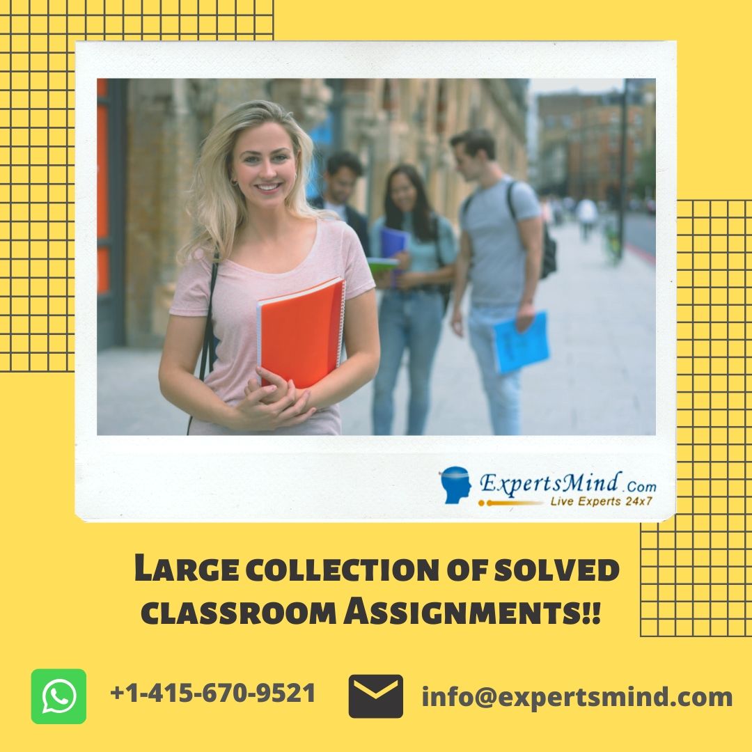 ExpertsMindInc's tweet image. ITECH7415 Masters Project Assignment Help and Solution, Federation University Australia - Assessment Writing Service
expertsmind.com/library/itech7…
#ITECH7415 #MastersProject #AssignmentHelp #Solution #FederationUniversity #Australia #AssessmentWritingService #onlineTutor #courseHelp