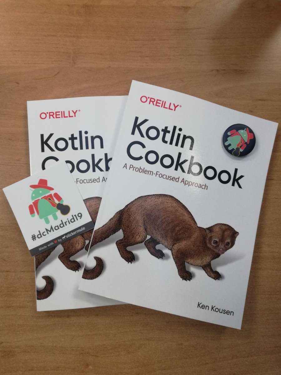 droidcon_ES's tweet photo. We are raffling off these 2 awesome books 🔖about Kotlin. Special thanks to @kenkousen and @sdelamo https://t.co/zRh4aGdG13