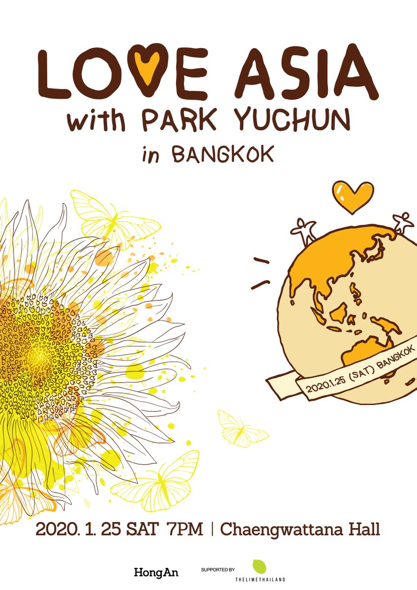 LFT_Thailand's tweet photo. 🌻เตรียมอบอุ่นหัวใจไปกับงาน ‘LOVE ASIA with PARK YUCHUN’ in BANGKOK

🗓เสาร์ที่ 25 ม.ค 63 (19:00น.)
📍แจ้งวัฒนะฮอลล์
📌สิทธิพิเศษ : ไฮทัชทุกที่น���่ง
💵ราคา :
5,000
4,000
3,000
2,000
THB

💟จำหน่ายบัตร : เสาร์ที่ 4 ม.ค 63 (10:00น.) ทาง https://t.co/YDQ83ZEZ1m

#LOVEASIAwithPYCinBKK https://t.co/3egqhg7E7X