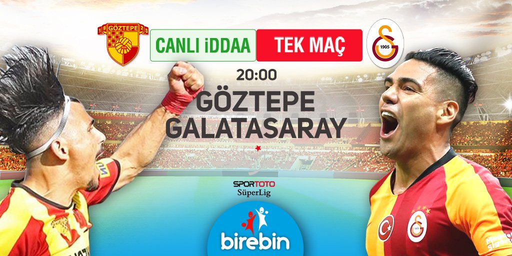Galatasaray deplasmanda Göztepe ile 20:00'da 🕔 karşı karşıya geliyor.

İki takım 3 puan için sahaya çıkıyor.🔥

🔶Galatasaray'ın ligde 6 galibiyet ile 6. sırada bulunurken Göztepe 5 galibiyet ile 10. sırada yer alıyor.

#Birebin #Futbol #TürkiyeSüperLigi #Galatasaray #Göztepe