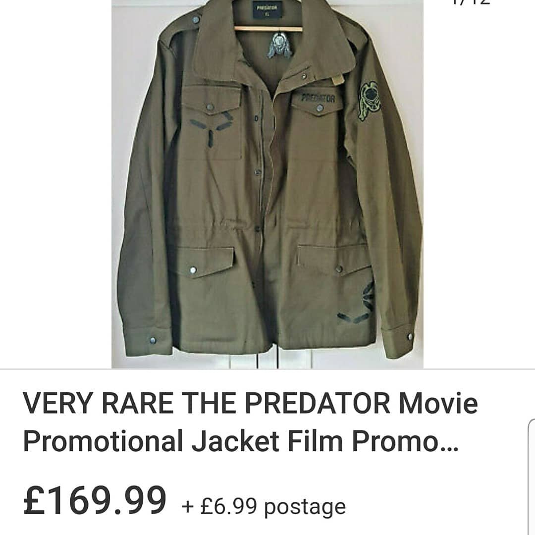 alastairneil29's tweet photo. If you want to win this limited edition promo jacket from The Predator 2018 movie head over to my Facebook page ,like the page and details are there #predator #predatorcosplay #junglehunter #predator2018 https://t.co/Bj58Soa3rJ