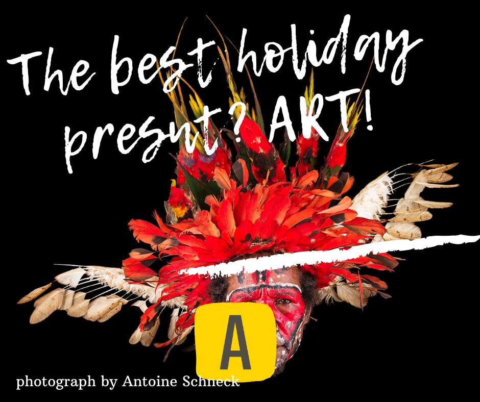 HugandYou's tweet photo. The best present for the holidays is of course ART. https://t.co/fhLwph3Ch1