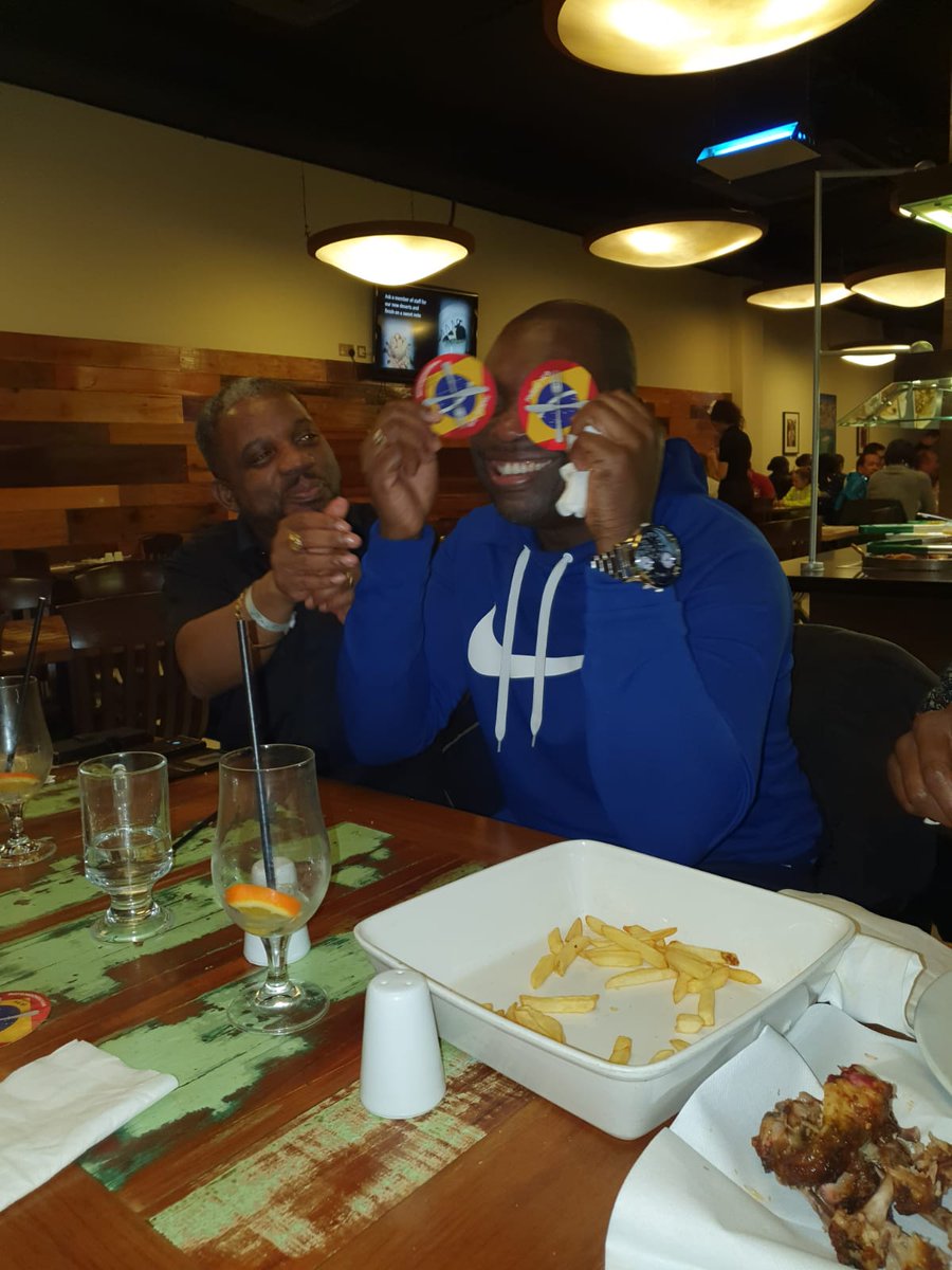 _A_G_M's tweet photo. We had a great time at our Christmas meal last night. Pure jokes, laughter and good food. Then we went on to see Jumanji 2 afterwards https://t.co/zWYOOopmeK