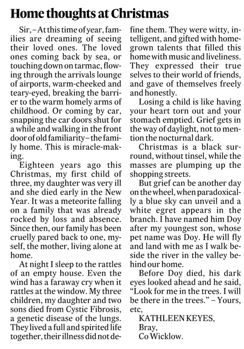 hlinehan's tweet image. This letter in today’s ⁦@IrishTimes⁩ irishtimes.com/opinion/letter…