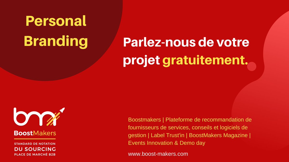 6 conseils pour construire votre Personal Branding, booster votre carrière et inspirer les autres
boost-makers.com/guides/comment…

#marketing
#branding
#personalbranding
